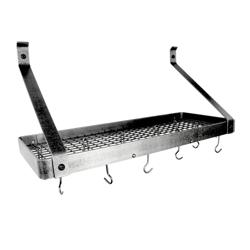 Enclume Gourmet Hammered Steel Deep Bookshelf Wall Racks