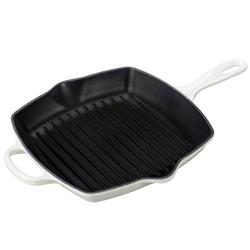 Le Creuset Signature Square Grill, 10.25"