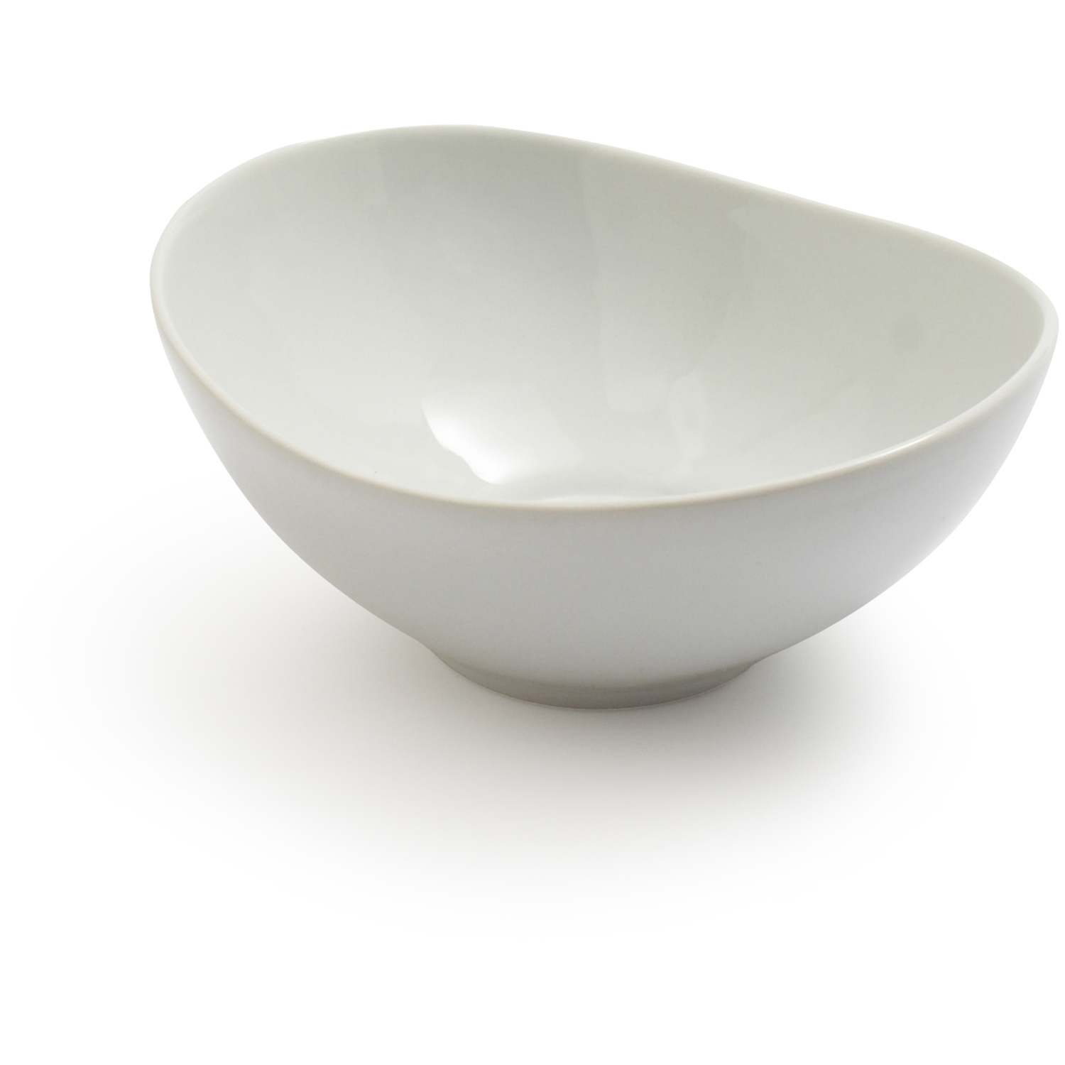 Blanc Oval Swoop Bowl