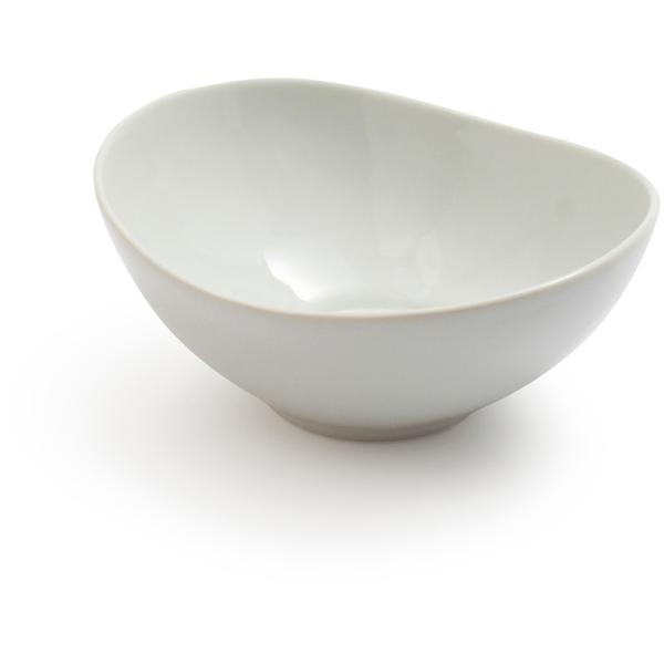 Blanc Oval Swoop Bowl