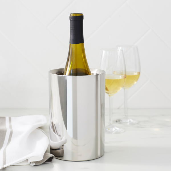 Sur La Table Stainless Steel Double-Walled Wine Cooler