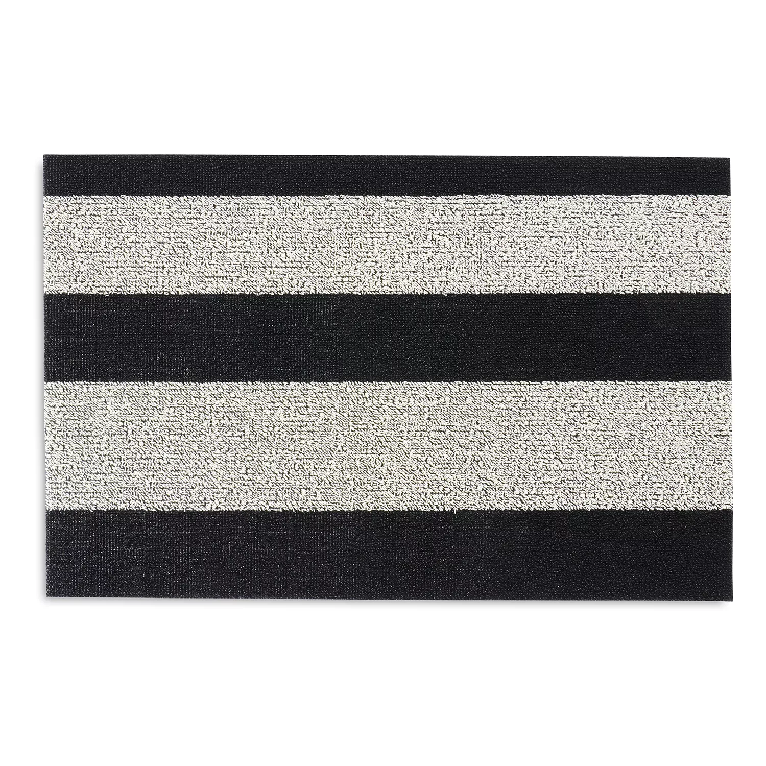 Chilewich Bold Shag Mat, Black