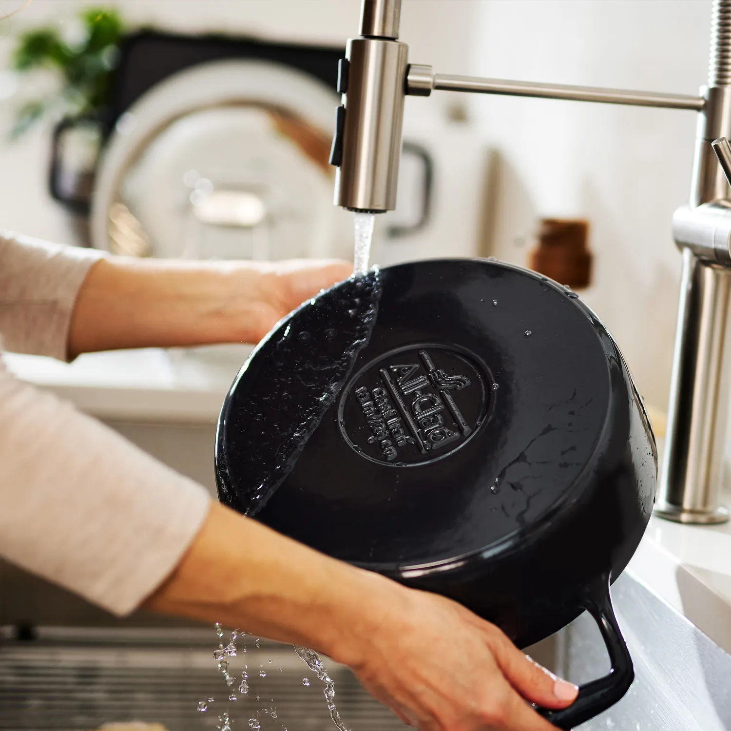 All-Clad Enameled Cast Iron Braiser, 4 qt. 