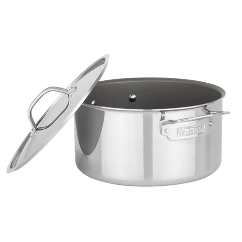 Viking PureGlide Pro 3-Ply Dutch Oven with Glass Lid, 6 qt.