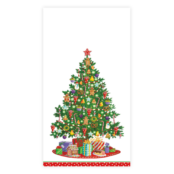 Under the Christmas Tree Guest Napkins, Set of 15