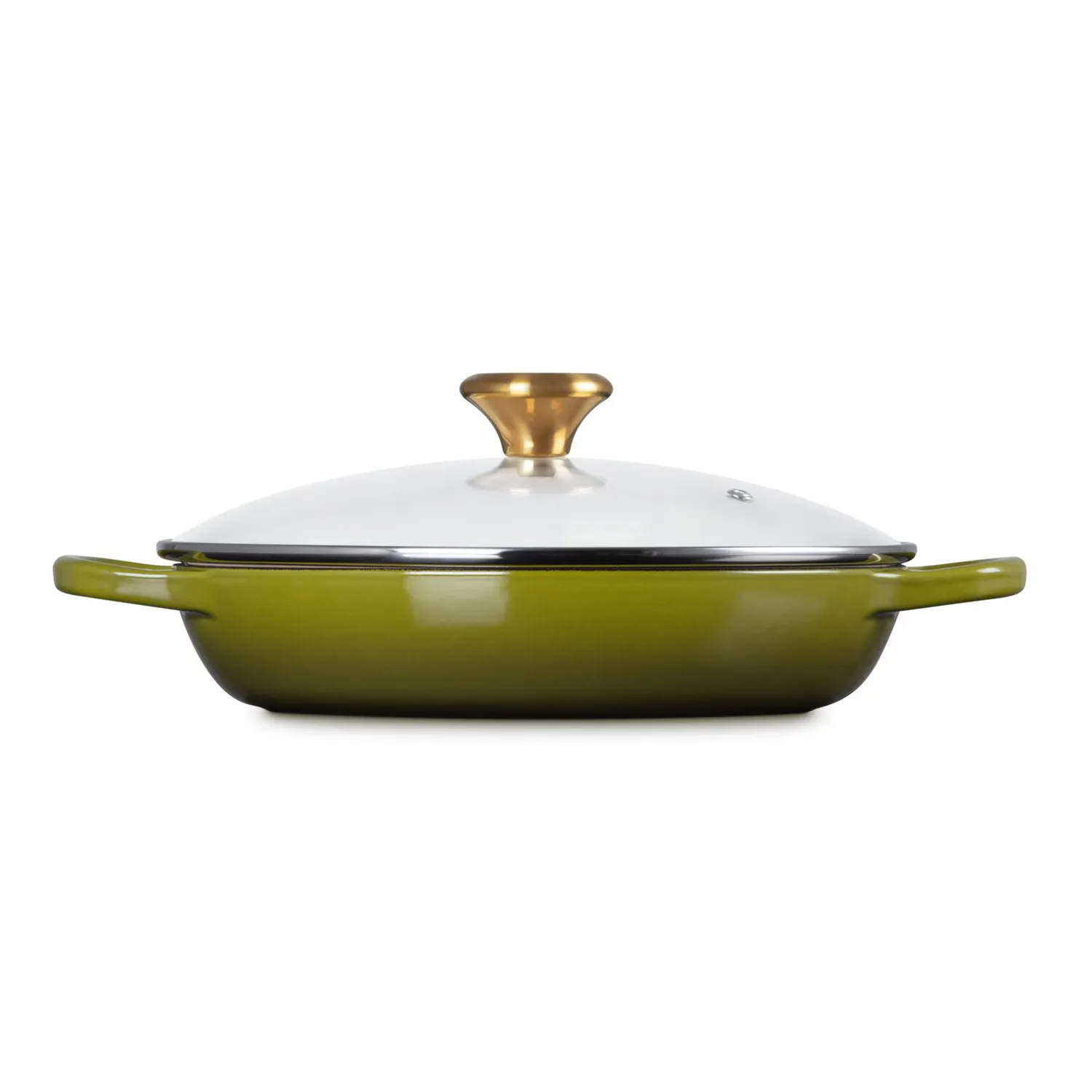 Le Creuset Signature Braiser with Glass Lid, 2.25 qt.
