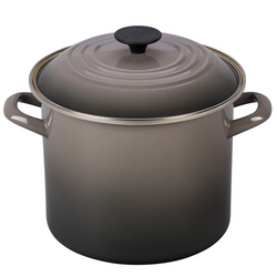 Le Creuset Enameled Steel Stockpot, 8 qt. Only had it for two weeks, and its the most used piece of kitchenware we have