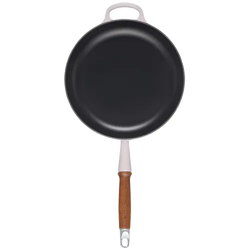 Le Creuset Enameled Cast Iron Alpine Wood Handled Skillet, 10.25"
