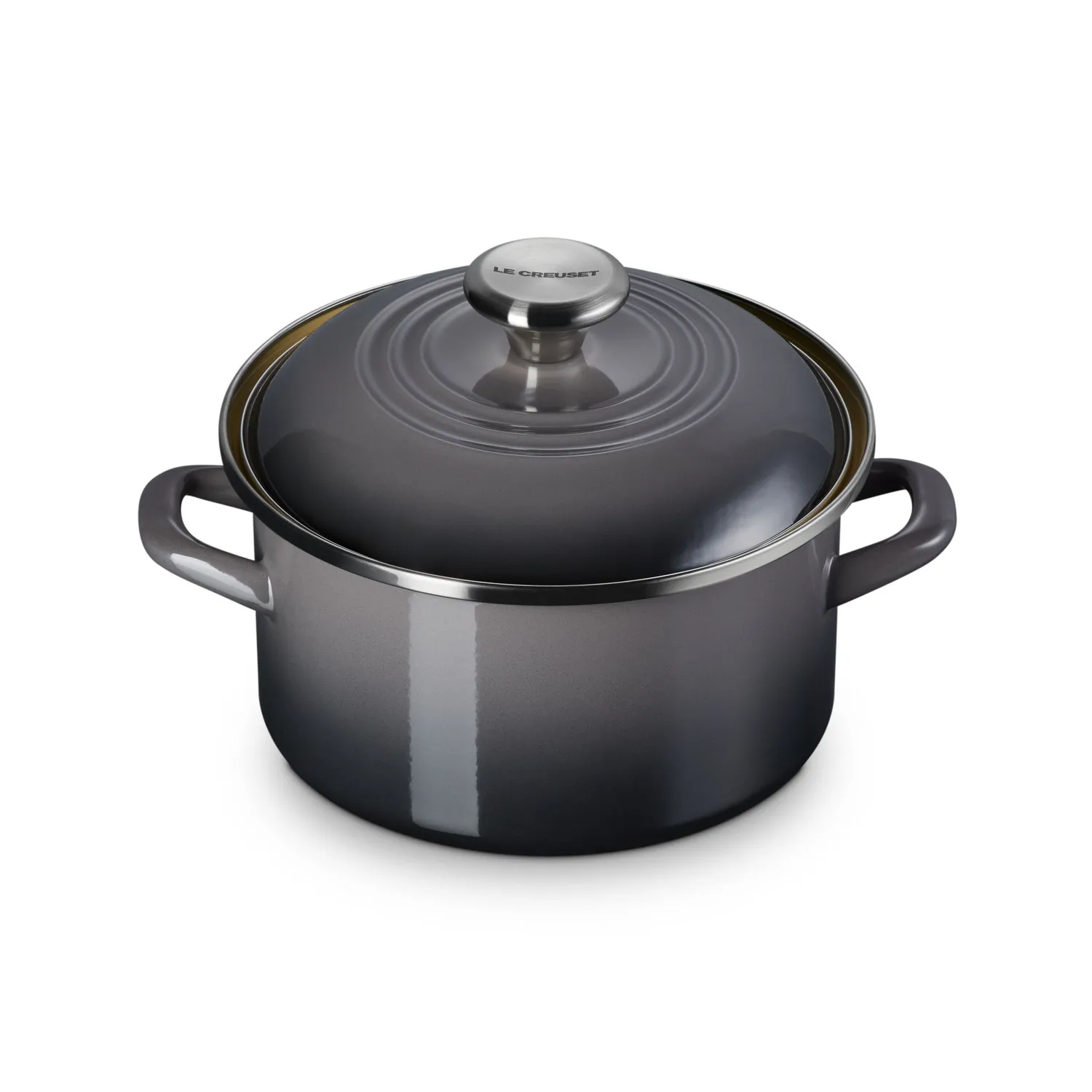 Le Creuset Petite Enameled Steel Stockpot, 3.8 qt.