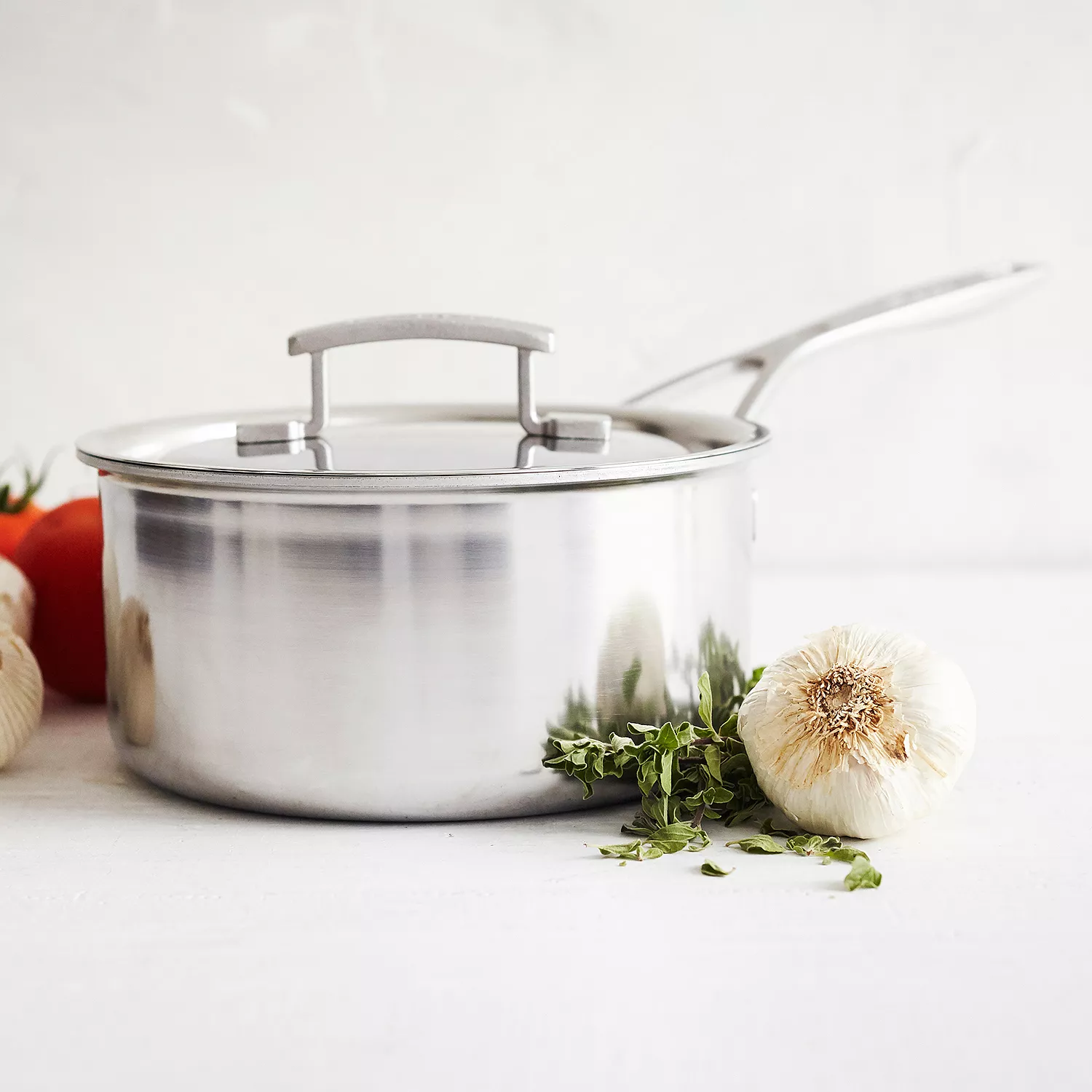 Demeyere Industry5 Stainless Steel Saucepan With Lid