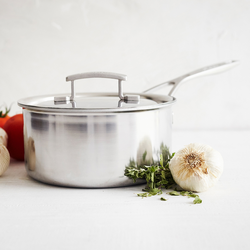 Demeyere Industry5 Stainless Steel Saucepan with Lid