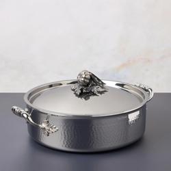 Ruffoni Opus Prima Hammered Stainless Steel Braiser