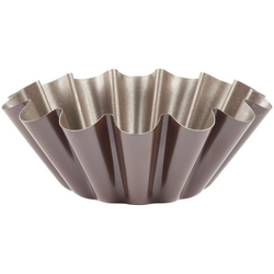 Fluted-Nonstick Brioche Molds, 4" 10 Flutes Sturdy and non-stick