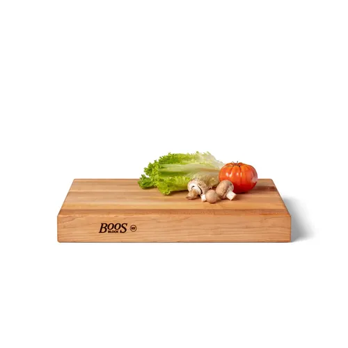 John Boos Maple Edge-Grain Cutting Boards w/ Insert, 2.25" Thick
