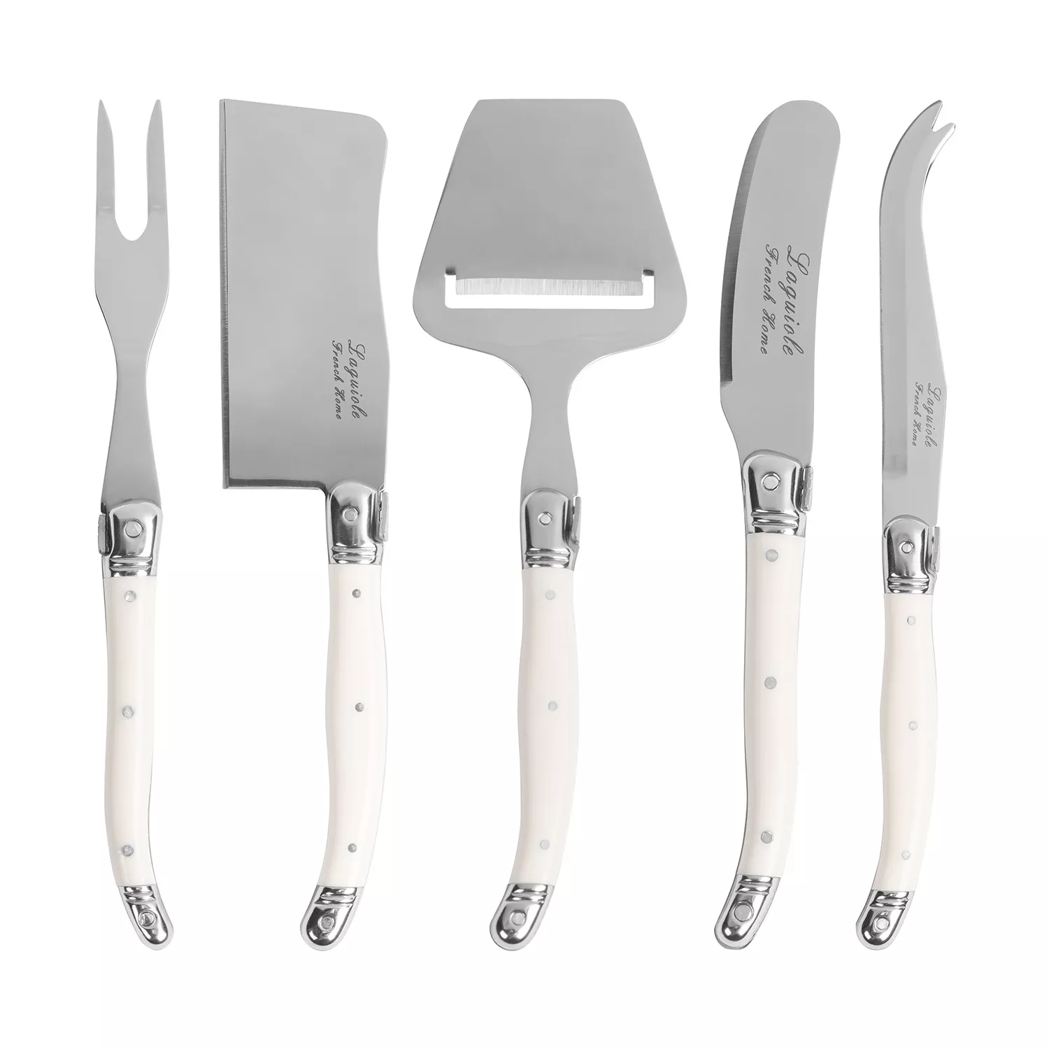 French Home Laguiole 5-Piece Cheese Knife Set | Sur La Table