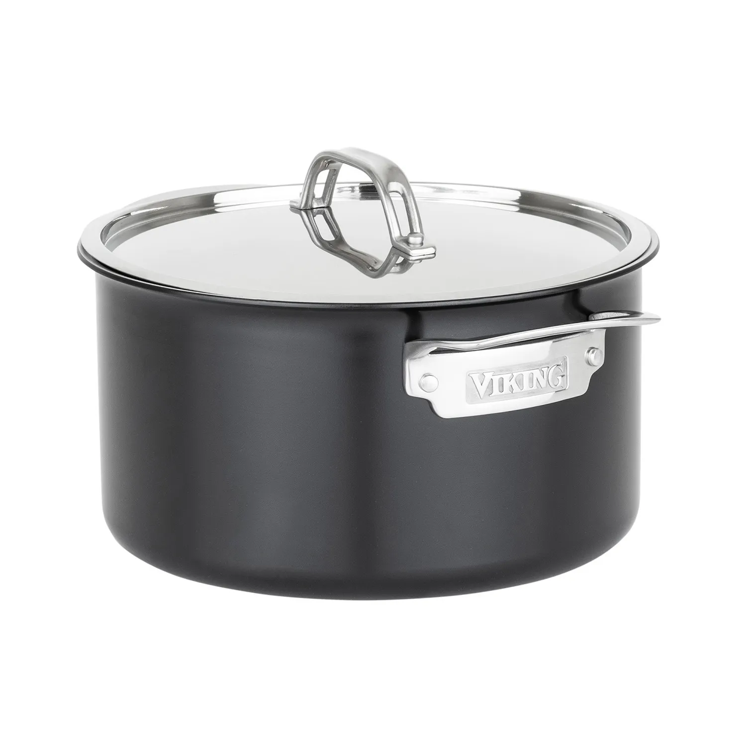 Viking Black & Stainless Steel 12-Piece Cookware Set