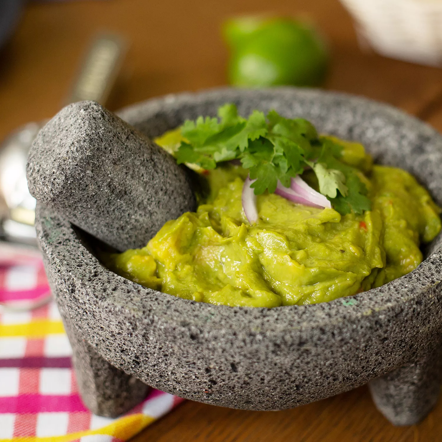 Verve Culture Molcajete and Tortilla Warming Basket