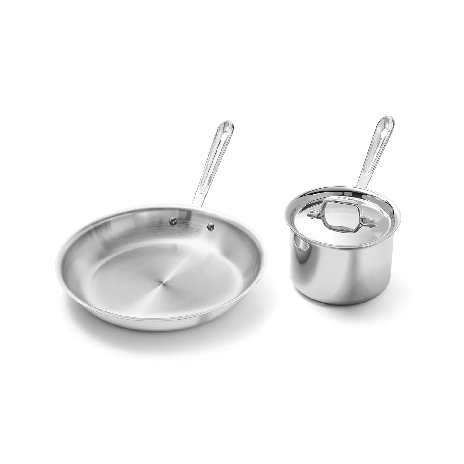 All-Clad D3 Stainless Steel Sear & Serve 3-Piece Cookware Set