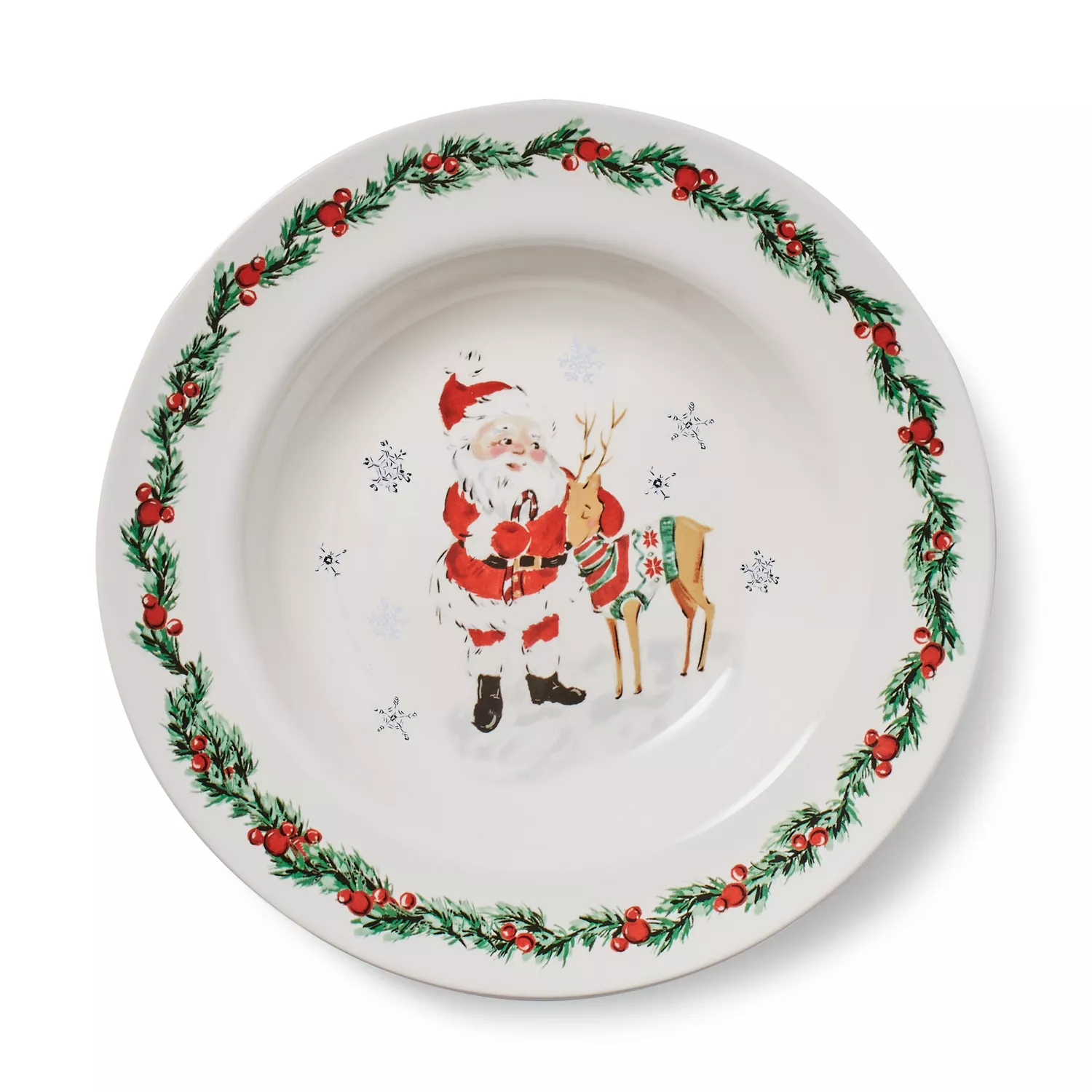 Sur La Table Snowy Village 12-Piece Dinnerware Set