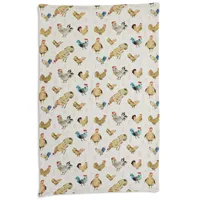 Sur La Table Jacques P&#233;pin Collection Assorted Chickens Kitchen Towel, 28&#34; x 18&#34;
