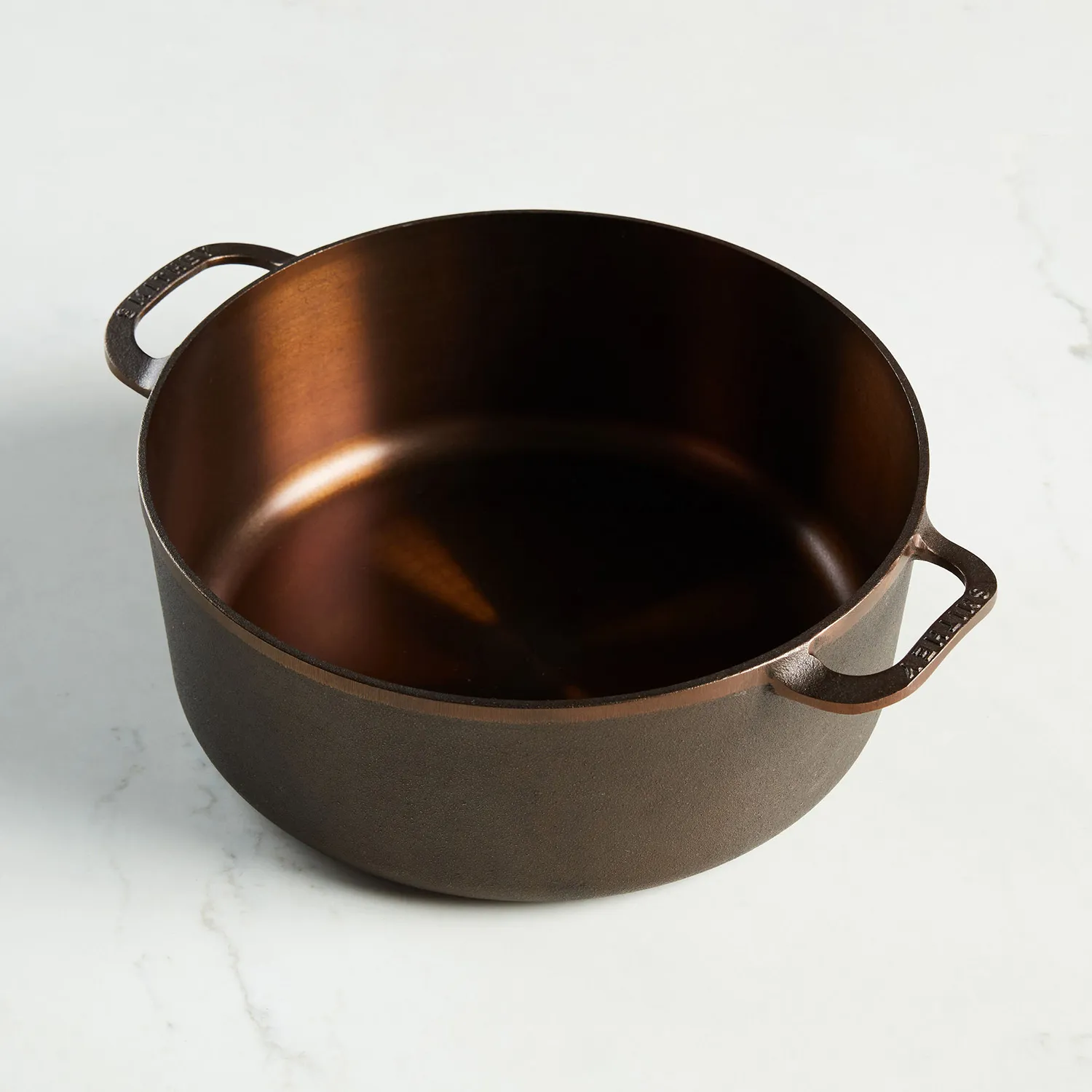 Smithey Polished Cast Iron Dutch Oven