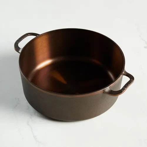 Smithey Polished Cast Iron Dutch Oven