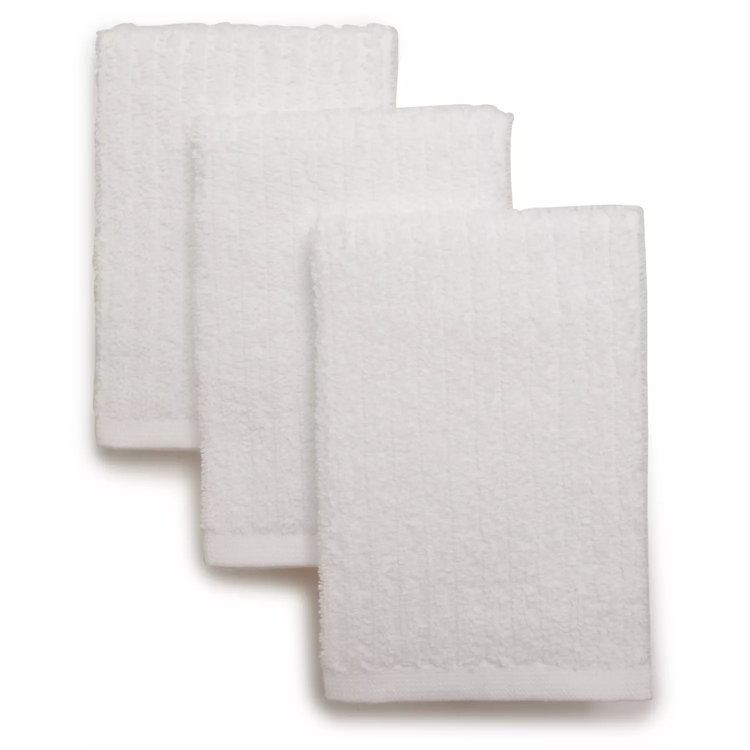 Sur La Table Bar Mop Dishcloths, Set of 3, White