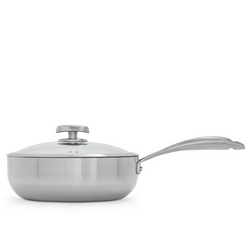 Scanpan CS+ Deep Sauté Pan with Lid, 4 qt.