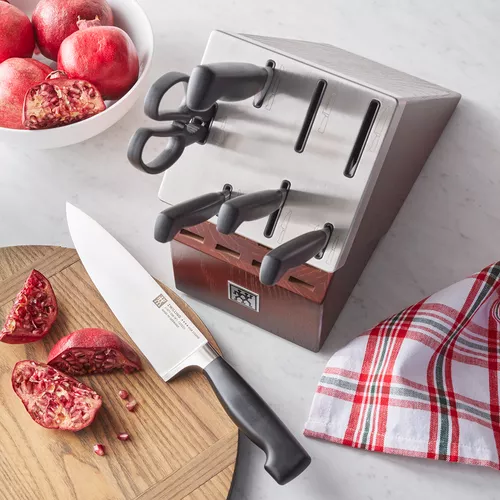 Zwilling J.A. Henckels Four Star Eco 7-Piece Self-Sharpening Knife Block Set
