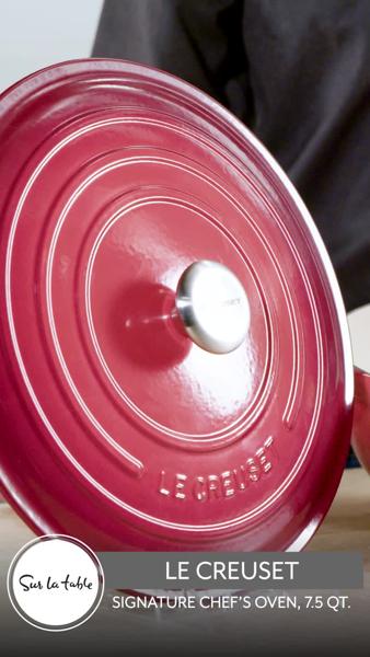 Le Creuset Signature Cast Iron 7.5 qt. Cerise Chef's Oven