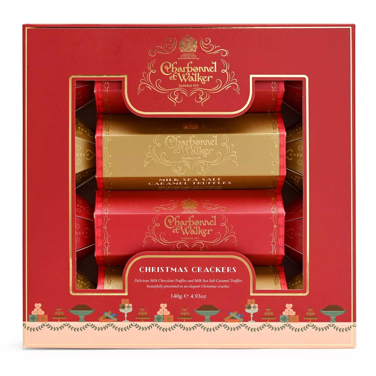 Charbonnel et Walker Cracker Gift Set, Set of 4