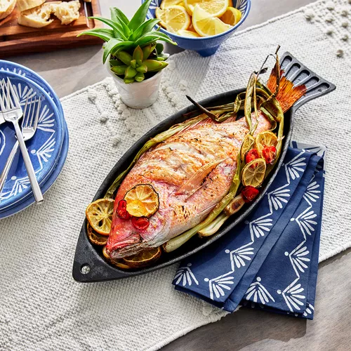 Sur La Table Cast Iron Fish Pan