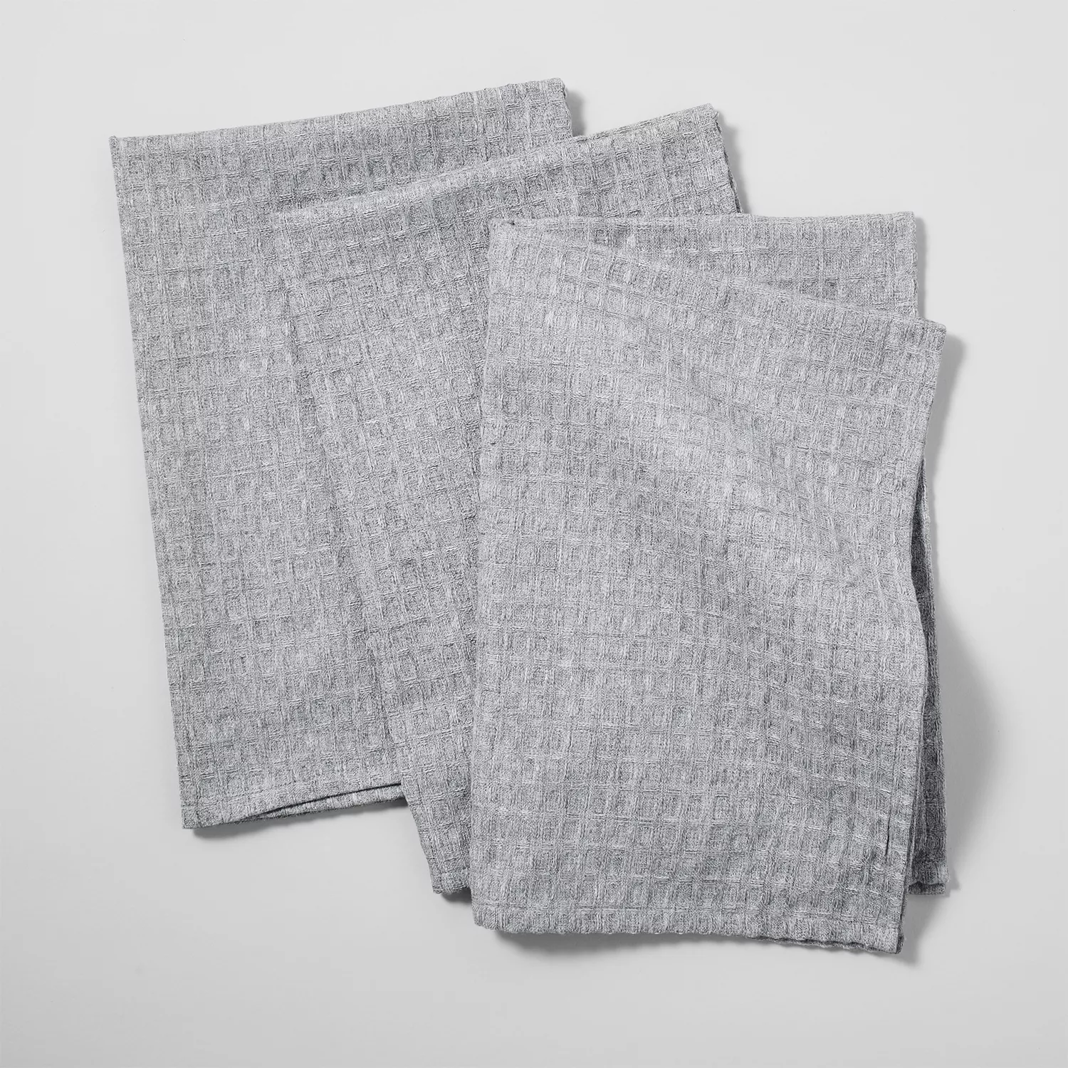 Sur La Table Recycled Waffle-Weave Towels, Set of 3