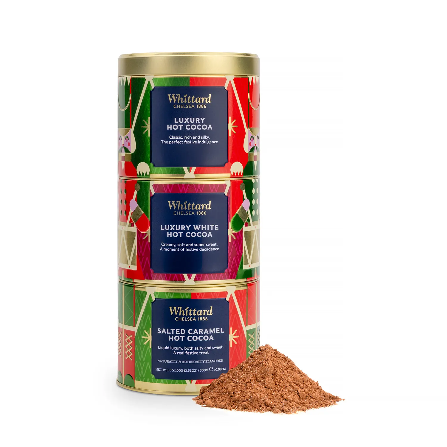Whittard Hot Cocoa Stacking Tins