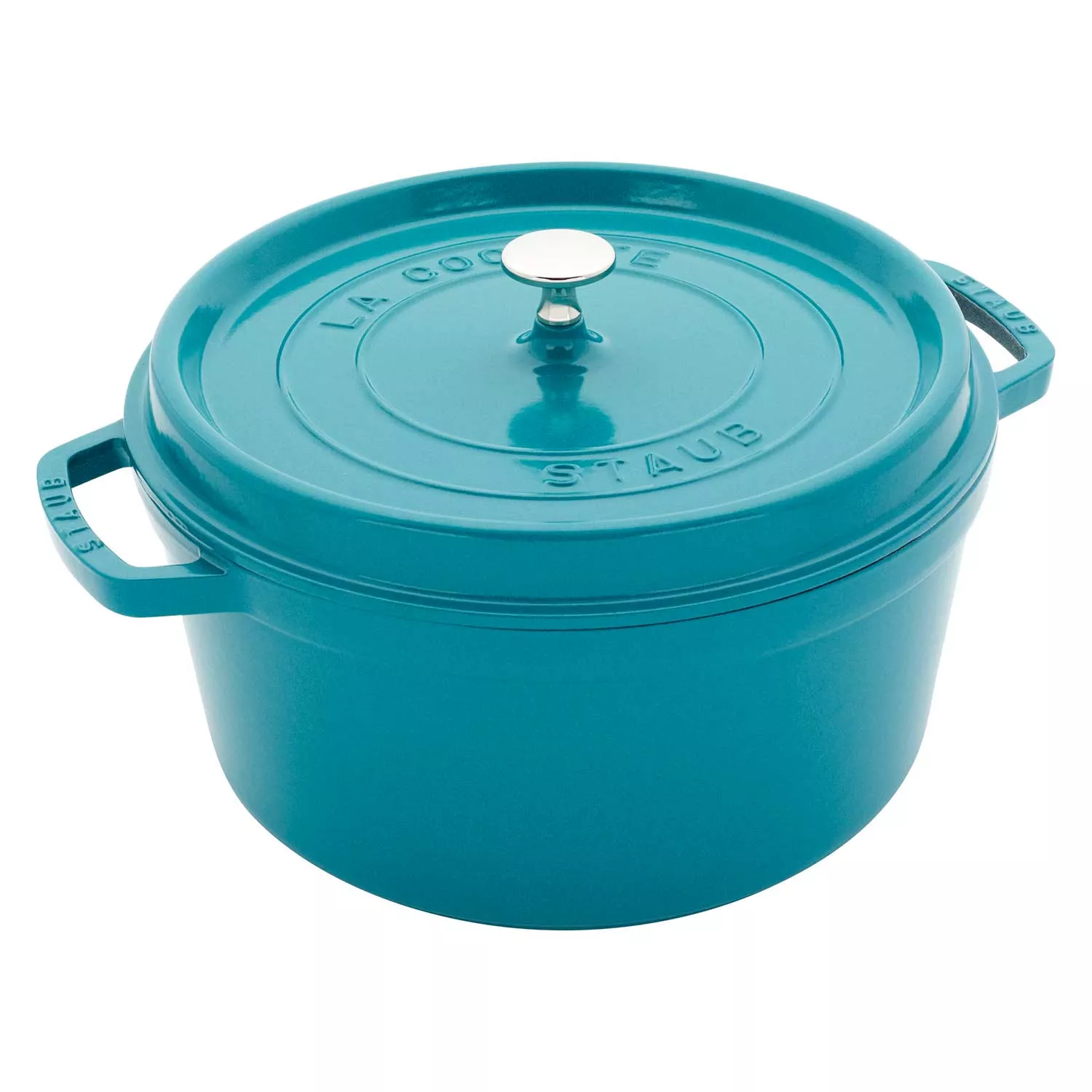 Sur La Table Enameled Cast Iron Round Wide Covered Dutch Oven, 7 qt.