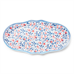 Sur La Table Fairground Berry Melamine Oval Platter