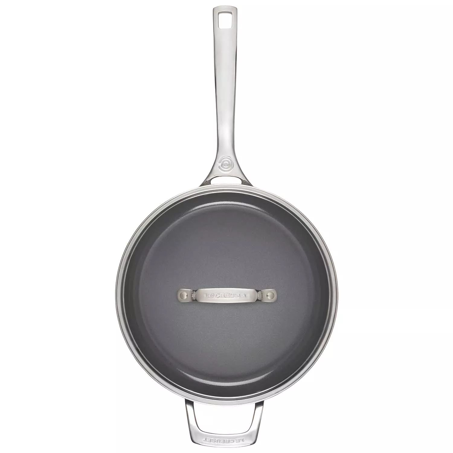 Le Creuset Essential Ceramic Nonstick Sauté Pan with Lid, 4.5 Qt.