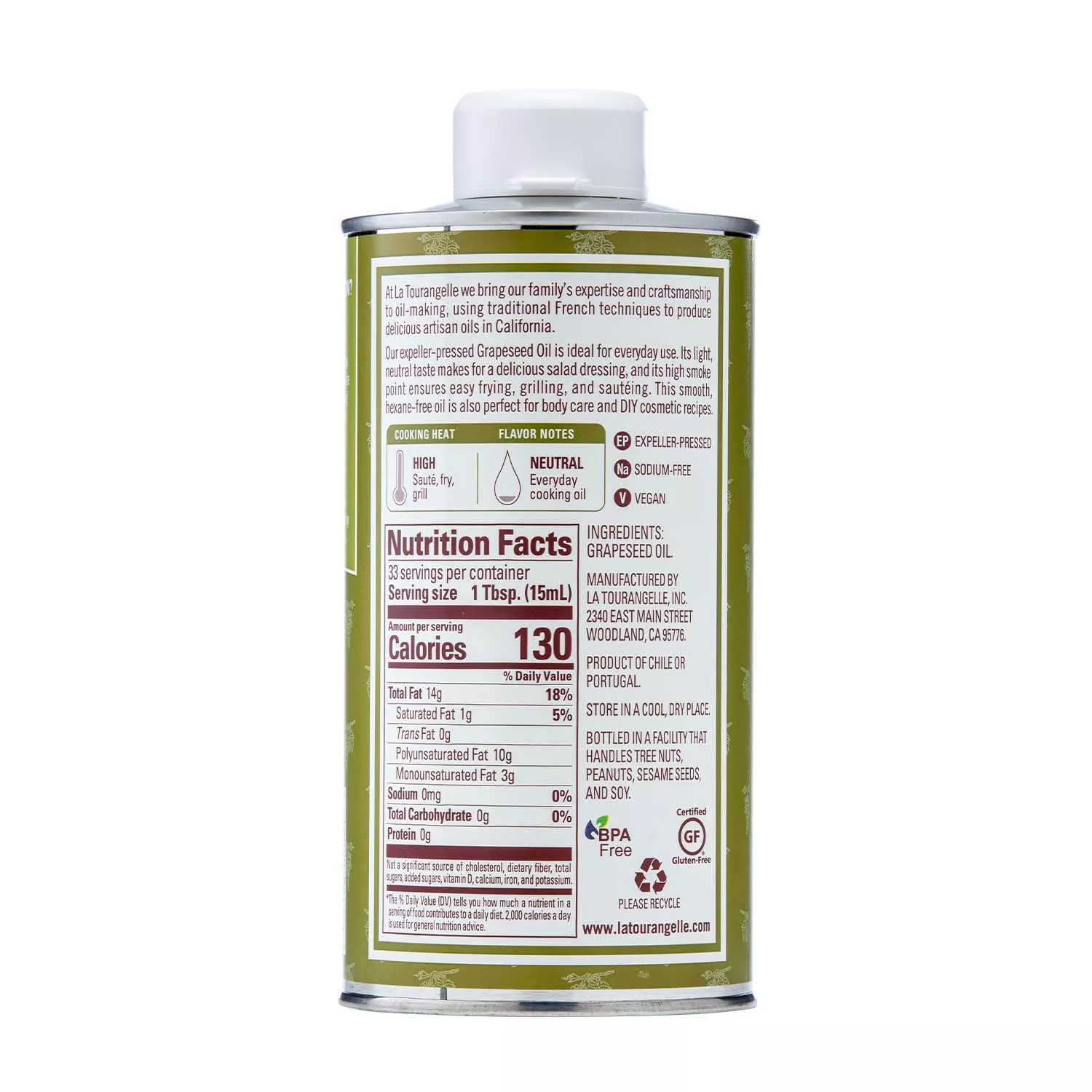 La Tourangelle Grapeseed Oil
