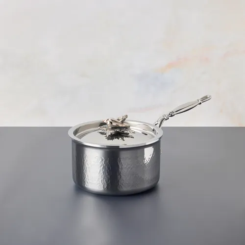 Ruffoni Opus Prima Hammered Stainless Steel 14-Piece Cookware Set