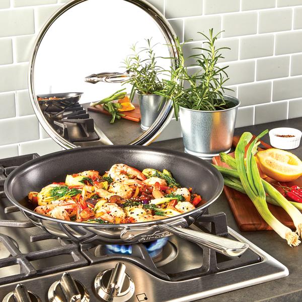 All-Clad D3 Stainless Steel Nonstick Egg Perfect Pan - thumbnail 3