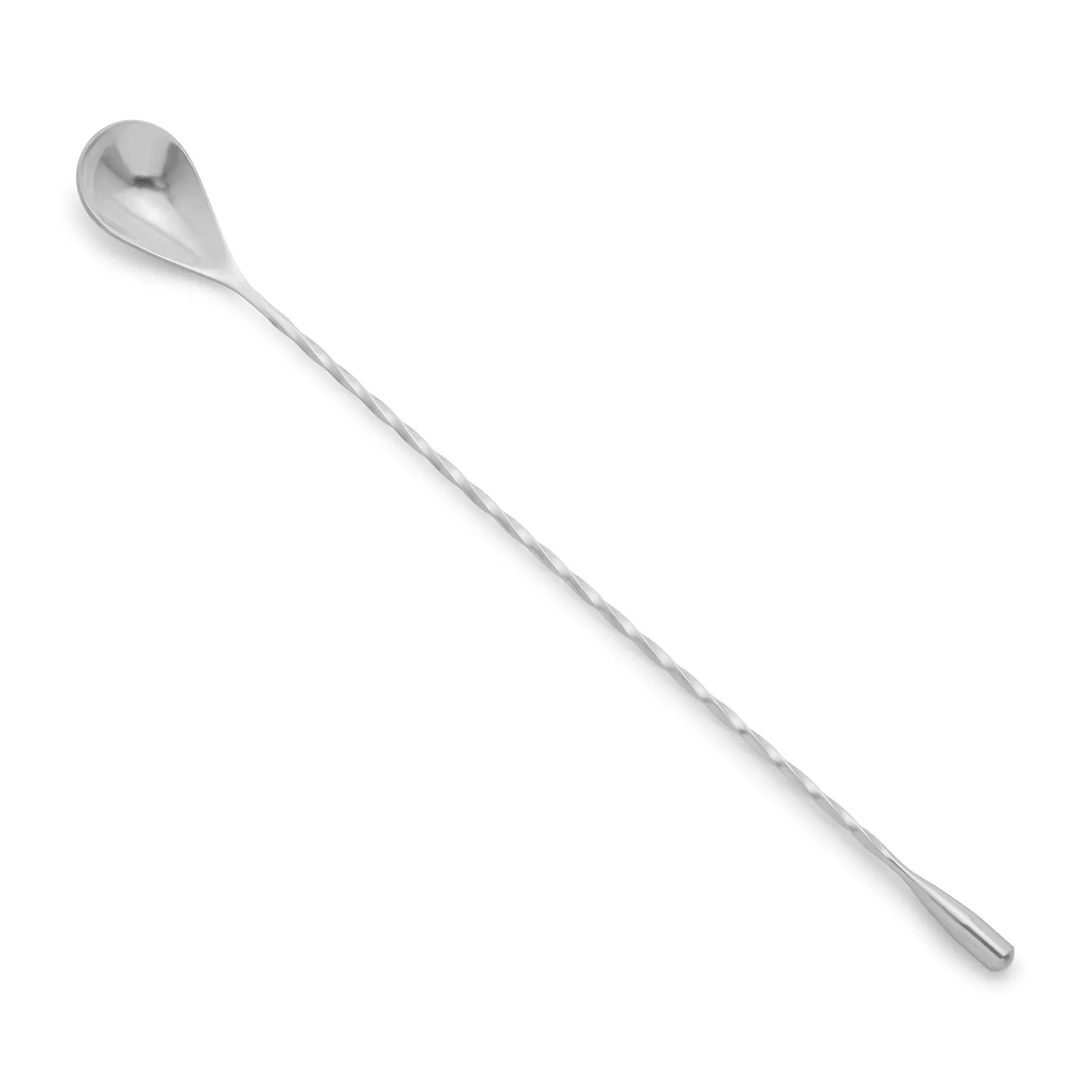 Stainless Steel Cocktail Drink Mixer Stirring Mixing Spoon Ladle