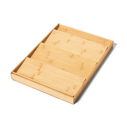 Sur La Table Adjustable Bamboo Spice Drawer Organizer