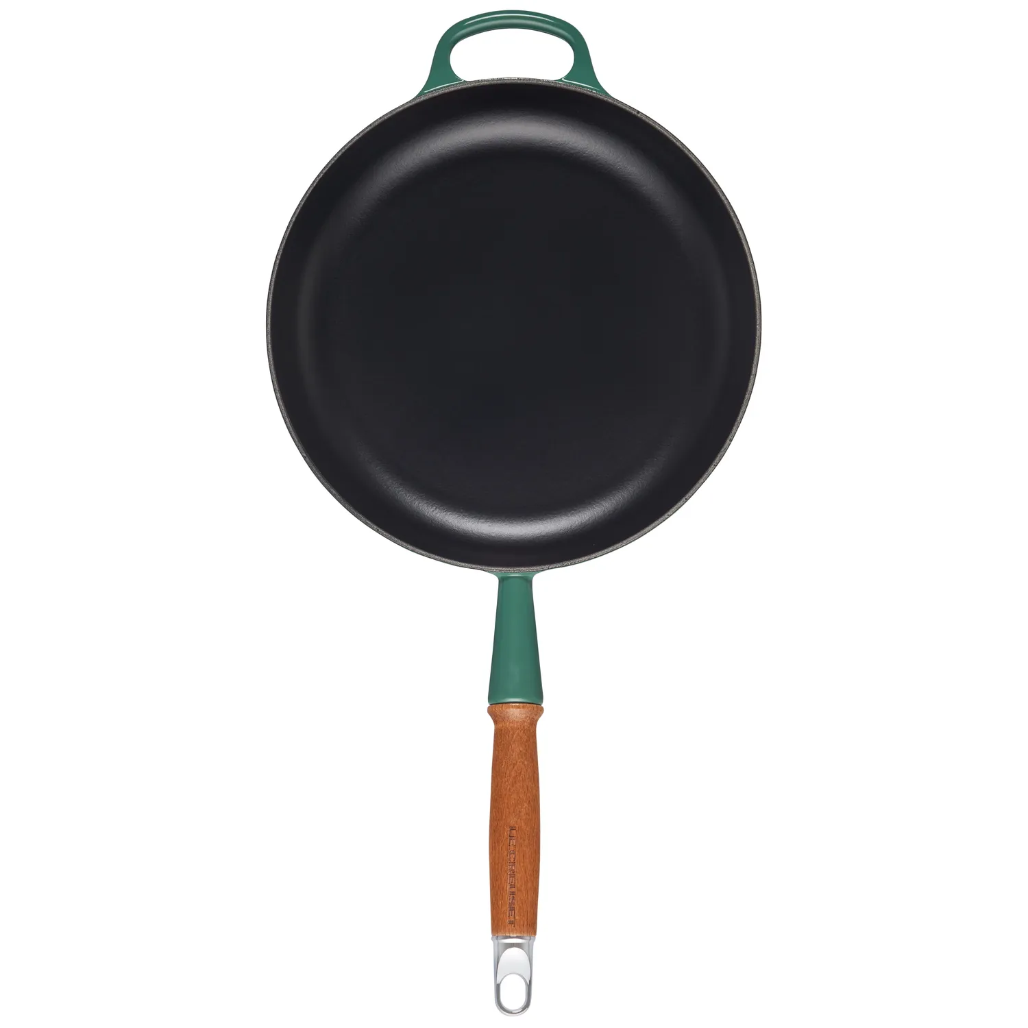 Le Creuset Enameled Cast Iron Alpine Wood Handled Skillet, 10.25"