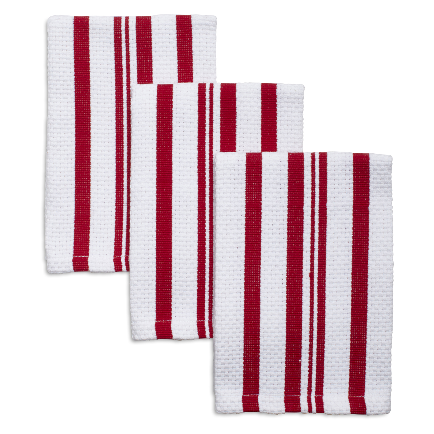 Sur La Table Striped Dishcloths, 12" x 12", Set of 3