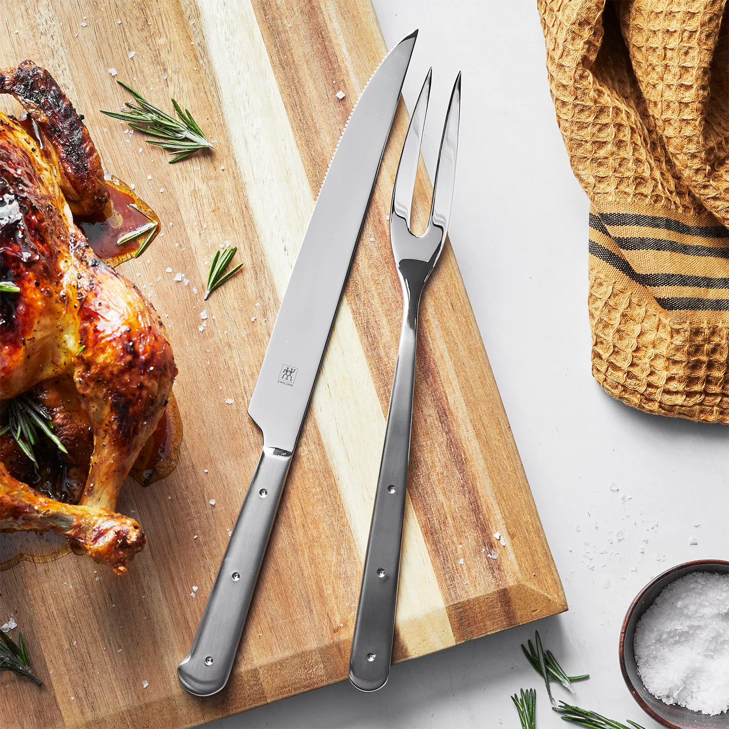 Zwilling Porterhouse Stainless Steel Carving Set