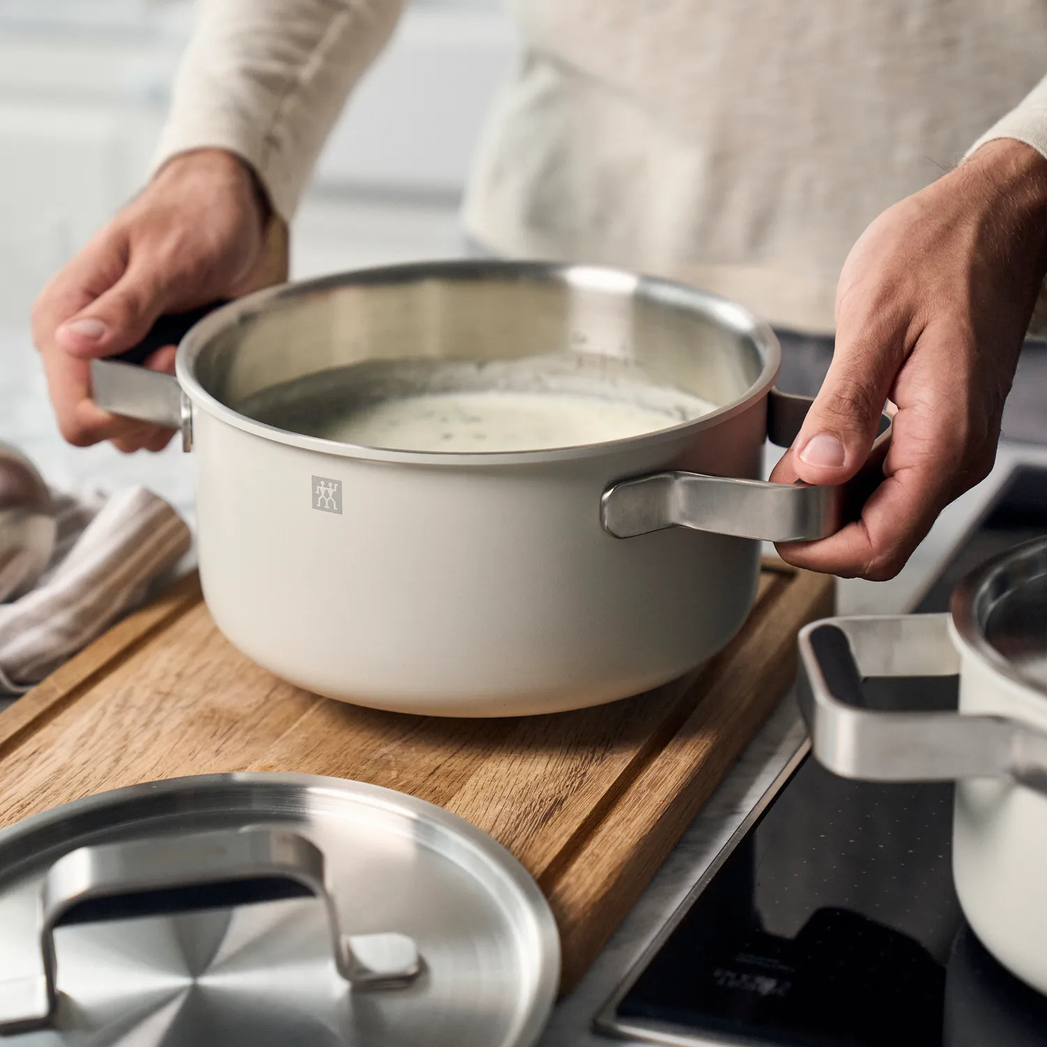 Zwilling Pure Stainless Steel 6-Piece Cookware Set