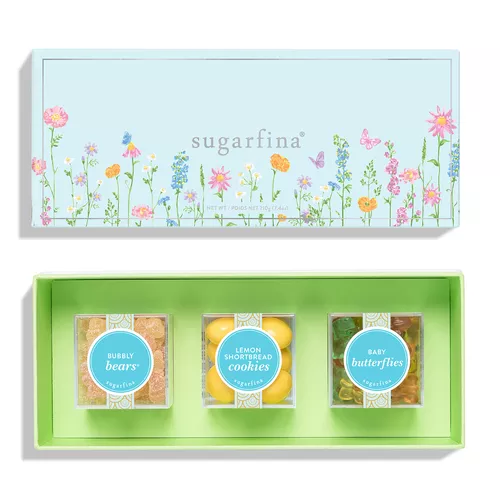 Sugarfina Garden Party Candy Bento Box, set of 3