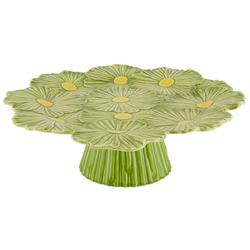 Bordallo Pinheiro Maria Flor Cake Stand, 14"