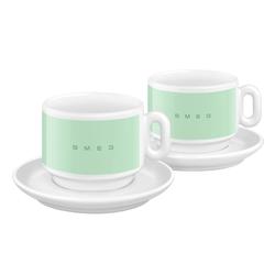 Smeg 50s Style Cappuccino Cup Set