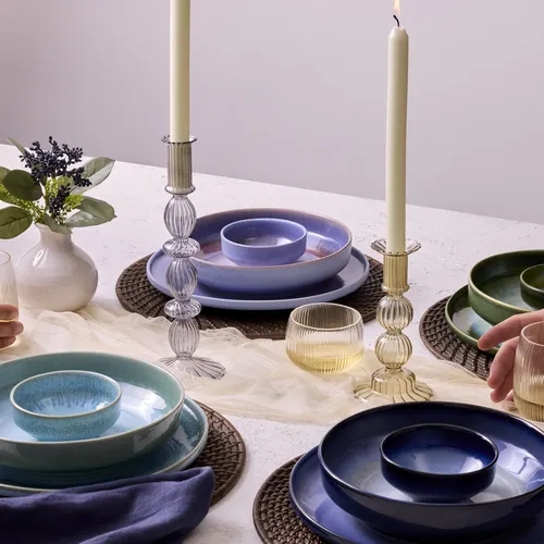 Sur La Table Lucent Reactive Glaze Salad Plate 